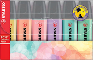 Stalolo Boss Pastel Case Case Case 6 farby