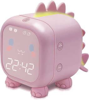 Detské podsvietené hodinky Dinosaurus Led