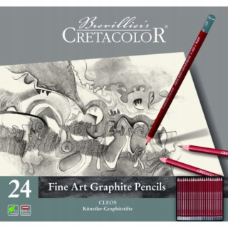 Sada 24 ceruziek Cretacolor Fine Art Graphit