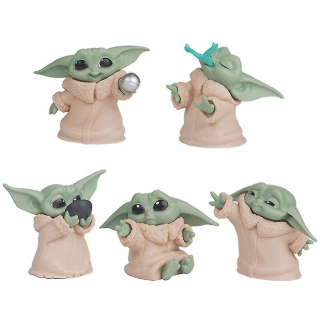 Sada 5 hviezdnych vojny baby yoda hračky pre bábiky Anim figuríny