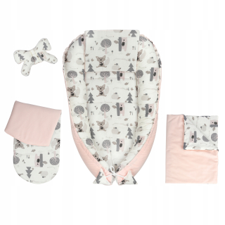 Sada 5in1 Baby Cocoon P44 + Velvet Magnolia
