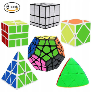 Set 6 Puzzle Speed Cube Megaminx a 3x3 MIR