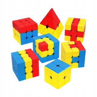 Set 7 Magic Rubik kocky pre deti