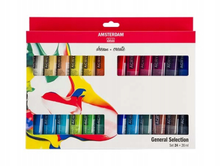 Sada akrylových farieb Amsterdam 24x20ml umelca