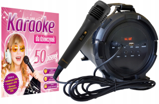 Sada reproduktorov Bluetooth + mikrofón + karaoke DVD