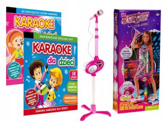 Karaoke nastavená pre deti 100 piesní. DVD + mikrofón