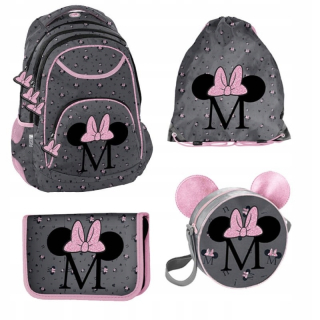 Minnie Mouse Set batoh, vrece + 2 prvky