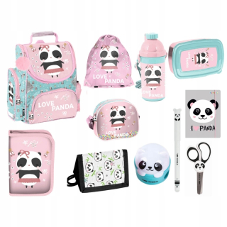 Panda School Bag + 10 prvkov