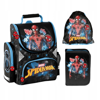 Sada Spiderman, Cencil Case + School Bag + Bag