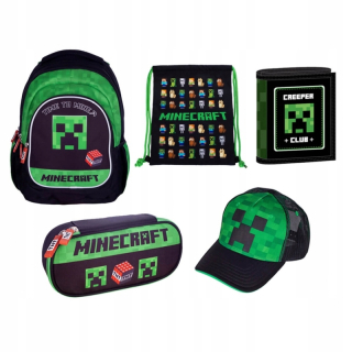 Nastavte sa pre chlapca Minecraft-Plecak+Art. školenie
