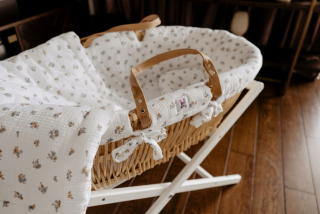 Sada koša Percy+ stojan+ Vintage textil