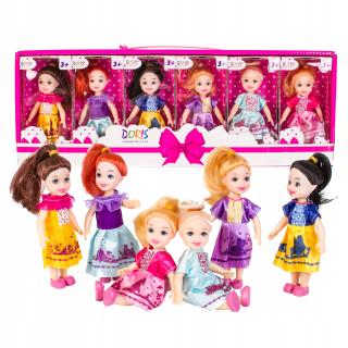 Sada bábik pre malú bábiku Doll 6 ks.