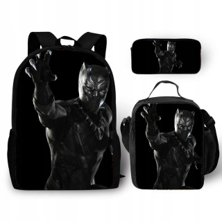 Marvel T'Challa Youth School Backpack set