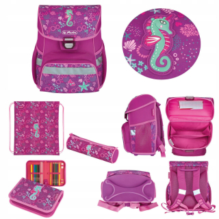 Loop School Bag Set Plus Seahorse Herlitz