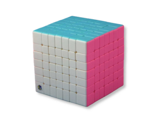 Zhisheng yuxin huanglong 7x7x7 farebná ružová