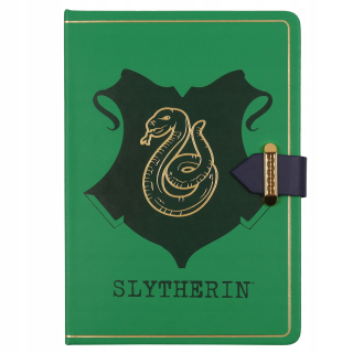 Zelený notebook/poznámky A5 Slizolin Harry Potter