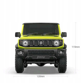 Žltá 1:16 Proporcionálna 4WD Rock Crawler RC CAR