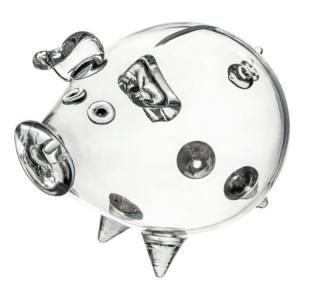 Sklenené prasiatko breh Pig Resancraft Super Gift