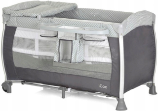 iCoo Starlight Diamond Grey Cot