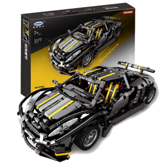 Detské bloky Čierne Supercar 1177 PCS