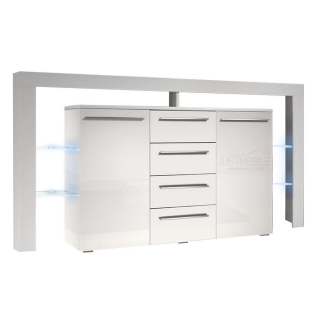 Spálňa hrudníka -2 plus LED v lesku