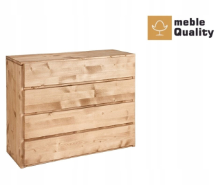 Drevená komoda Tahiti Lite Wood Winth: 100 cm