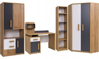 Set Desk Corner Scadrobe Quatro B Detská knižnica