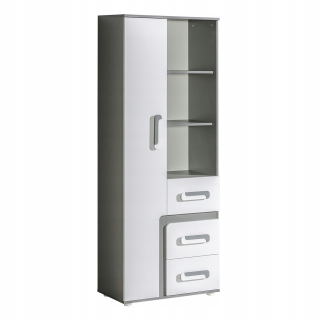Nábytok Apetito Ape_04 Rack 75 Anthracite White Oak