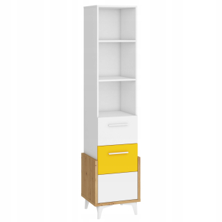Hej nábytok _14 Rack 45 W Artisan / Biały / žltá