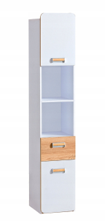 Nábytok Lorento Lor_03 Jesion Coimbra / Green Bookcase