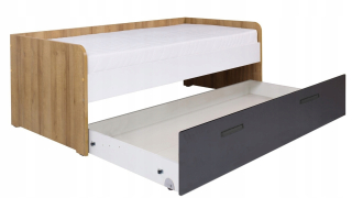 Nábytok Quatro 11 Moderné lôžko 90x200 so zásuvkou