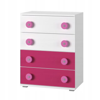 Simba Furniture _10 Biela / ružová hg -last