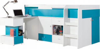 Mládežnícky nábytok Bed Mobi 21 +posteľná bielizeň