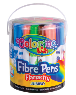 Markery Felt -TIP PRES 12 KOL 48 kusov Jumbo School