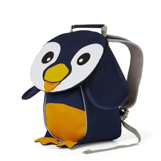 Affenzahn Penguin Small - modrý/biely batoh