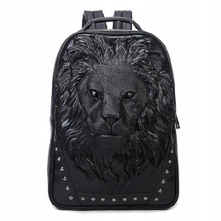 batoh od Cowhide 3d Ebsoss Lion Head Nit Go