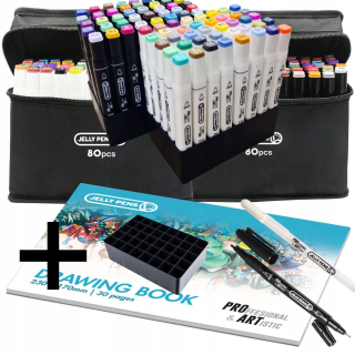 Promarkers Pro Art Set 80 ks Greate Kvalita