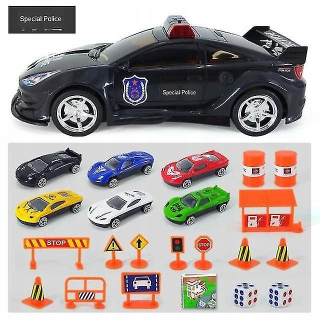Policajné auto a 6 ks.