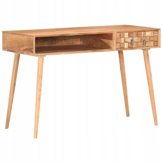 Vidaxl Desk, 115 x 50 x 76 cm, masívne drevo