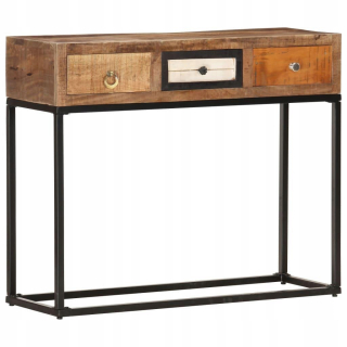 Vidaxl Console Table, Gold, 90x30x75 cm,