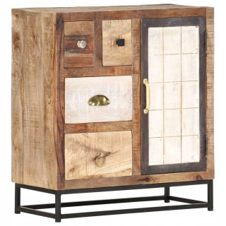 Vidaxl Cabinet, 60x30x70 cm, masívne drevo vyrobené z recyklovaného