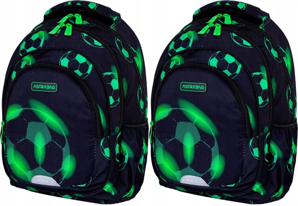 Školský batoh Astra Astrabag Neo Football, trojkomorový, 20l