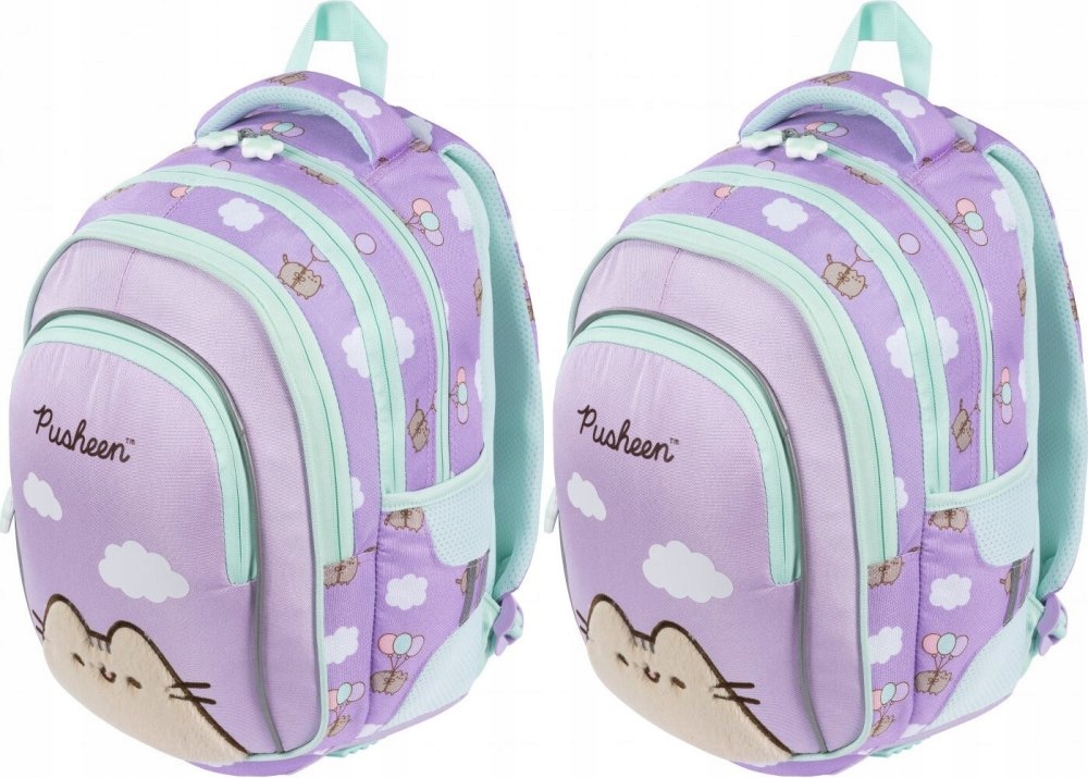 Školský batoh Pusheen Violet s 4 priehradkami, 22l, fialový