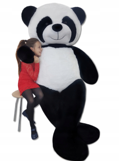 Veľký panda teddy medveď 220 cm maskot gigant