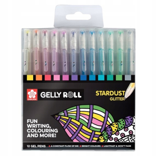 SAKURA GELLY ROLL STARDUST GÉLY SET 12 KS